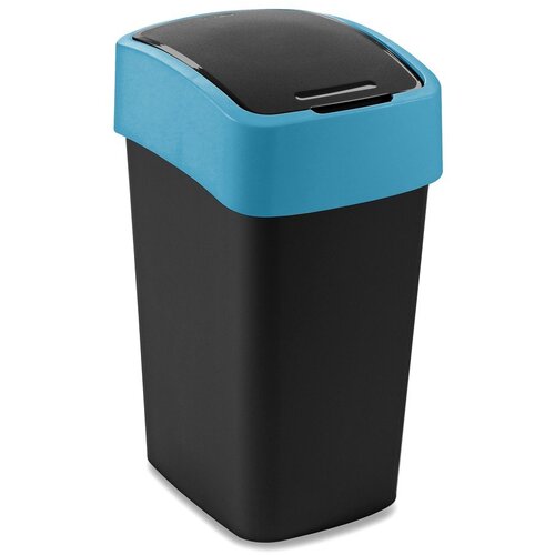 Curver Črn/moder plastičen ko&scaron; za smeti za ločevanje odpadkov 25 l Flip Bin &ndash; Cene