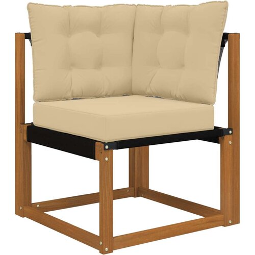  Jastuk za vanjsku sofU 3 pcs Bež Poliester - Bež 60 x 60 cm 1x sjedalo +1x naslon +1x bočna strana (2D s bartagom) Slike