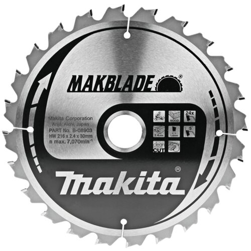 Makita žagin list TCT MAKBlade, 250x30 mm, 48z, B-08975 Cene