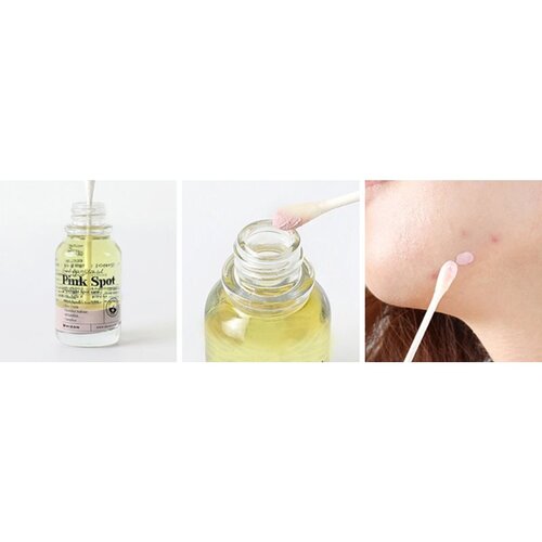 Mizon Good Bye Blemish Pink Spot lokalni serum s pudrom proti aknam 19 ml Slike