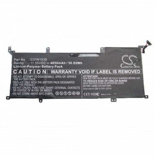 VHBW Baterija za Asus Zenbook UX305UA / UX305UAB, 4850 mAh Slike
