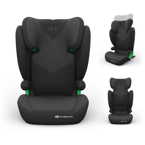 Kinderkraft Dječja autosjedalica s ISOFIX-om JUNIOR FIX 2 PLUS i-Size Black Cene