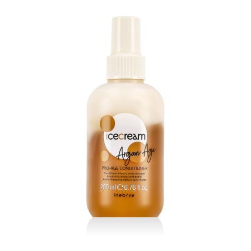 Inebrya Ice Cream Argan Age Pro-Age Conditioner nega brez izpiranja poškodovani lasje 200 ml unisex Cene