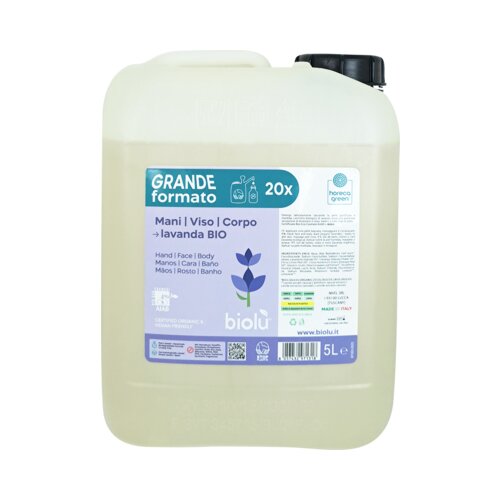 Biol&amp;ugrave; Tekoče milo s sivko - 5 l Slike