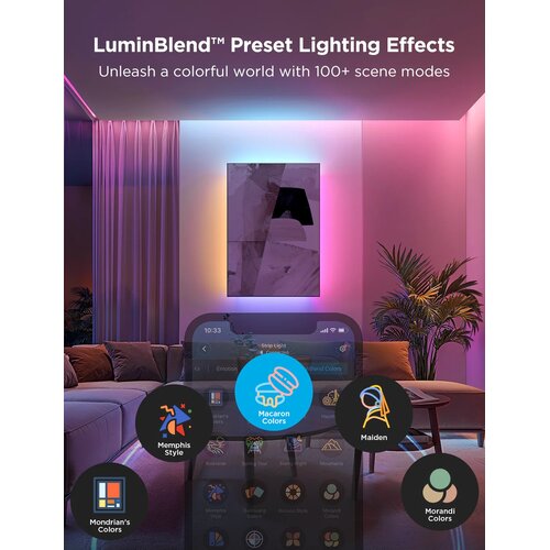 GOVEE Light 2 Pro Universal strip light LED 5000 mm Slike