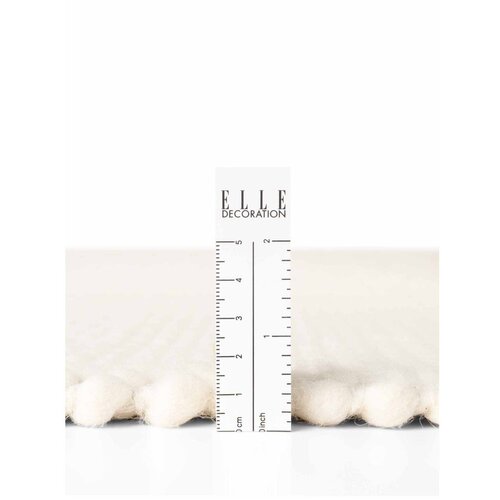 Elle Decoration Kremno bela ročno tkana volnena preproga 160x230 cm Lyon Beans &amp;ndash; Slike