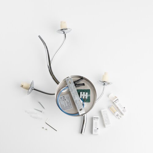  Brilagi - LED zidno svetlo MISTEL 3xG9/3W/230V crni hrom/zadimljeno staklo Slike