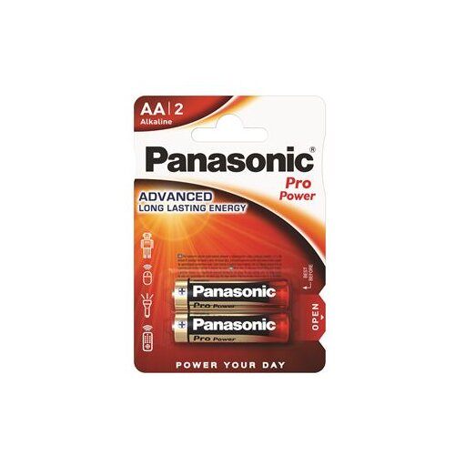 Panasonic baterije LR6PPG/2BP Alkaline Pro Power Slike