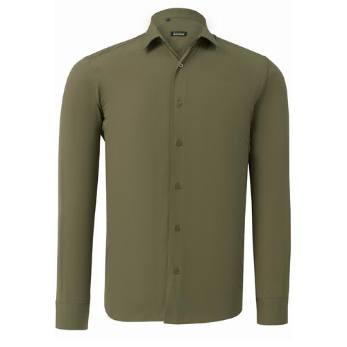 Dewberry G726 MENS SHIRT-GREEN Slike