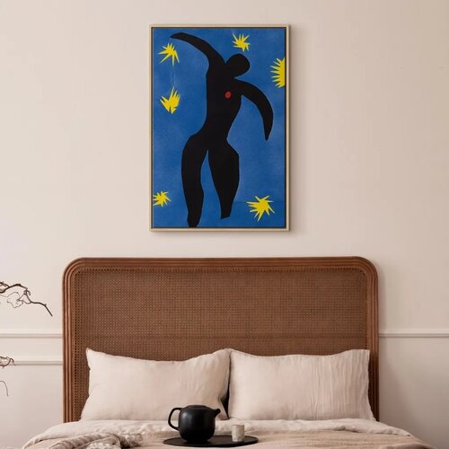  Slika - Henri Matisse &amp;ndash; Icarus (from Jazz) 60x90 U prirodnom drvenom okviru Slike