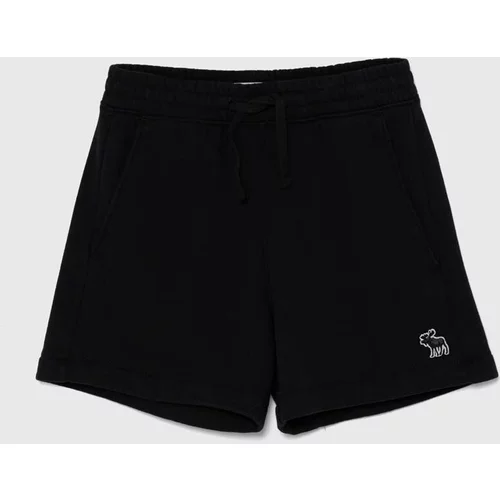 Abercrombie & Fitch Dječje kratke hlače boja: crna