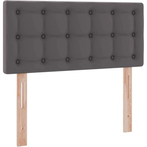  Krevet s prostorom za pohranu s LED-om Siva 90 x 200 cm - Siva 90 x 200 cm Slike