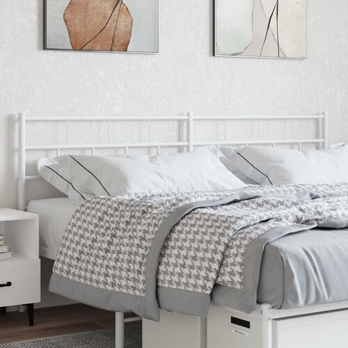 vidaXL Metalno uzglavlje bijelo 160 cm Cijene