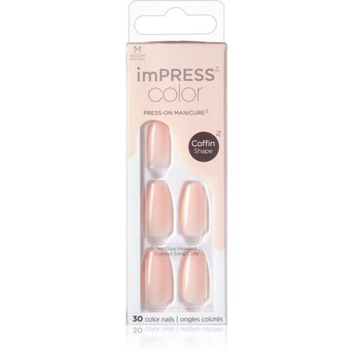 Kiss imPRESS Color Medium Umjetni nokti Bubble 30 kom Slike