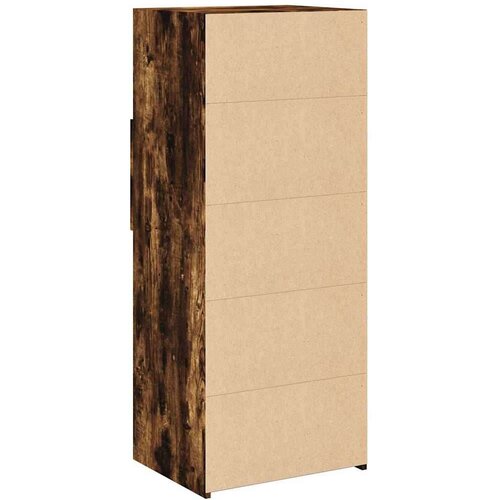 VidaXL Visoka komoda boja hrasta 50 x 42,5 x 124 cm konstruirano drvo Slike