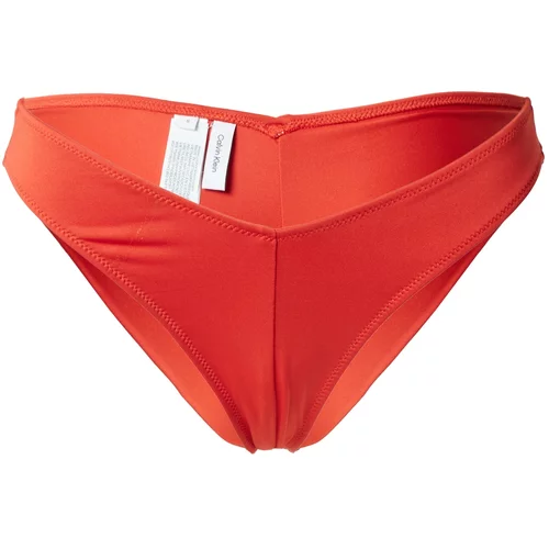 Calvin Klein Swimwear Bikini hlačke rdeča