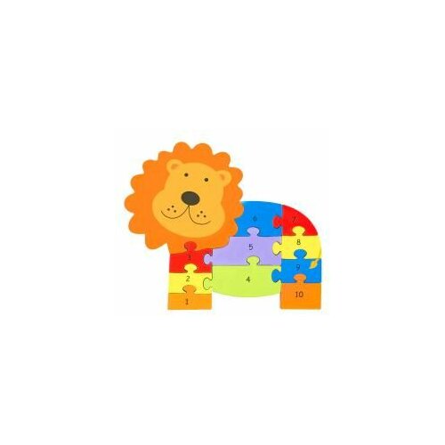 Orange Tree Toys - Drvene puzzle - lav sa brojevima Cene