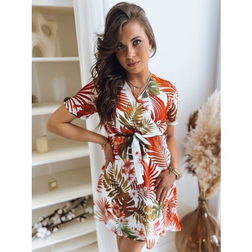 DStreet Dress MAINA white Cene