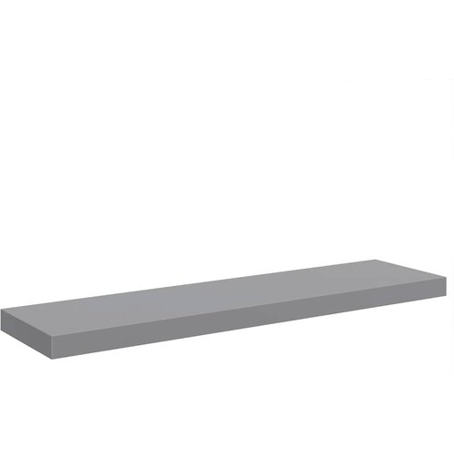  Plutajuće zidne police 4 kom sive 90 x 23,5 x 3,8 cm MDF Slike