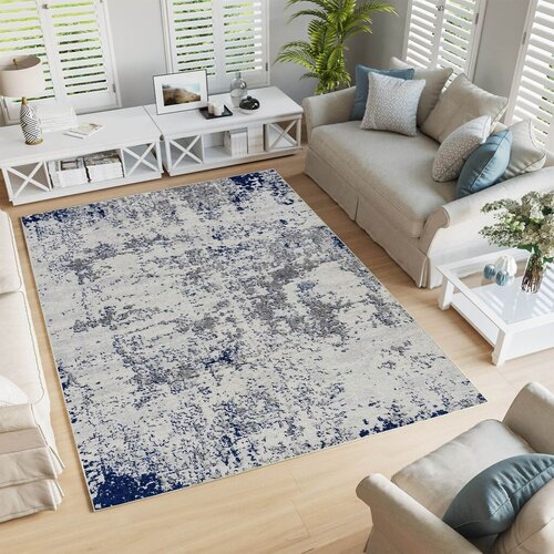 Conceptum Hypnose tepih Woopamuk167, 140x220 cm, teget-sivi Cene