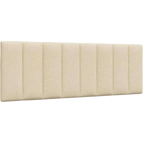 vidaXL Vzglavna stranica krem 140 cm blago Cene