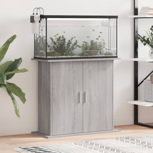 VidaXL Stalak za akvarij boja hrasta 81 x 36 x 73 cm konstruirano drvo Slike