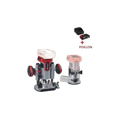 Einhell PROFESSIONAL akumulatorska glodalica set TP-RO 18 Set Li BL 4350410 + POKLON starter kit Power X-Change 18V 2.5Ah 4512097 Cene