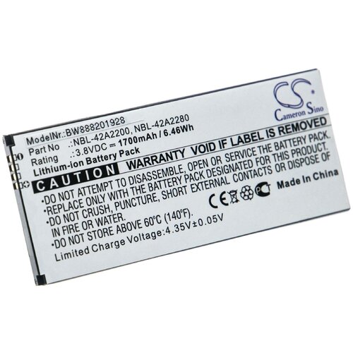 VHBW Baterija za TP-Link Neffos C5, 1700 mAh Cene