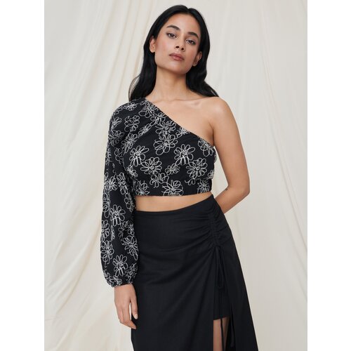 Sinsay ženski crop top cvjetna uzorka 4782F-99X Slike