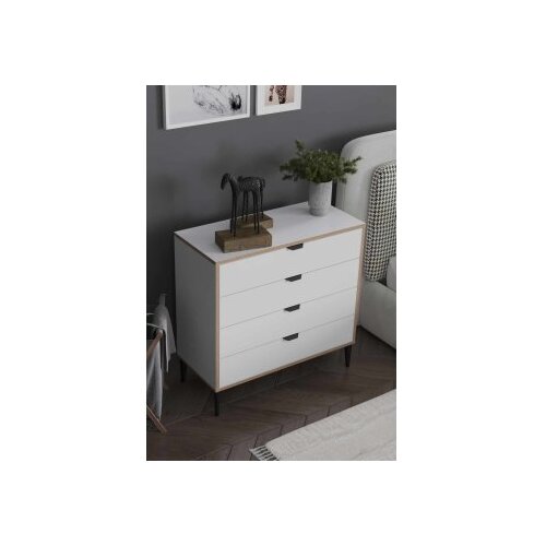 Hanah home komoda arden 4 white Slike