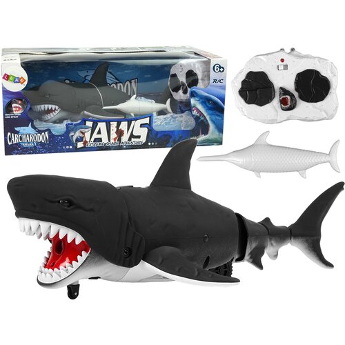 Lean Toys Črni morski pes z infrardečim daljinskim upravljanjem premika rep Cene