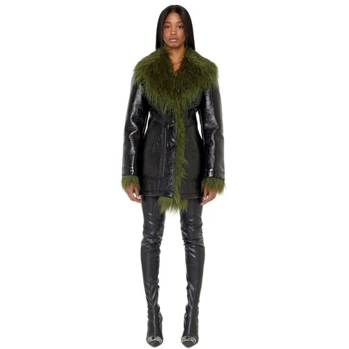 Diesel Coat - W-ABELIA JACKET black Slike