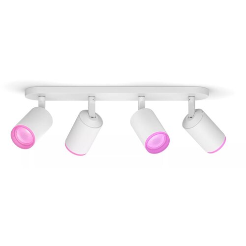 Philips LED RGBW prigušiva spot svetiljka Hue FUGATO 4xGU10/4,2W/230V bela Cene