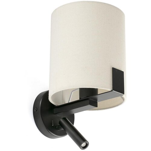Faro 20053 - led zidna lampa nila 1xE27/15W/230V + LED/3W krem/crna Cene