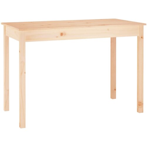 VidaXL Jedilna miza 110x55x75 cm trdna borovina, (20711174) Slike