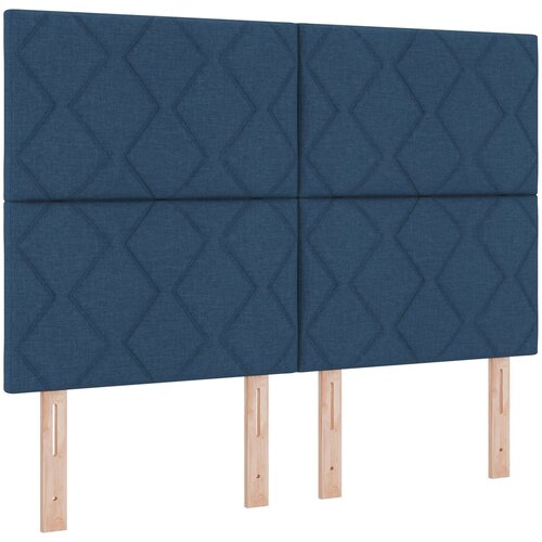vidaXL Uzglavlje Plava 160 cm tkanina - Plava 160 cm Visoki uzglavlje Cene