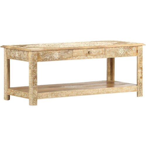vidaXL Stolić za kavu ručno oslikani 110x50x45 cm masivno drvo manga Cijene