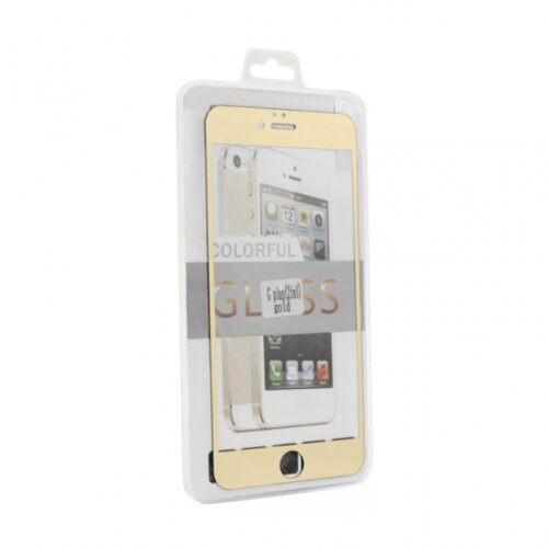 Tempered glass za iphone 5 2u1 zlatni Slike