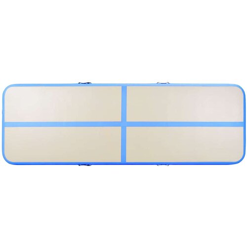  Strunjača na napuhavanje s crpkom 600 x 100 x 10 cm PVC plava Slike