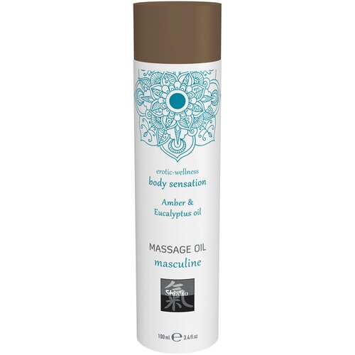 Shiatsu Masažno ulje Masculine Amber &amp;amp; Eucalyptus, 100 ml Slike