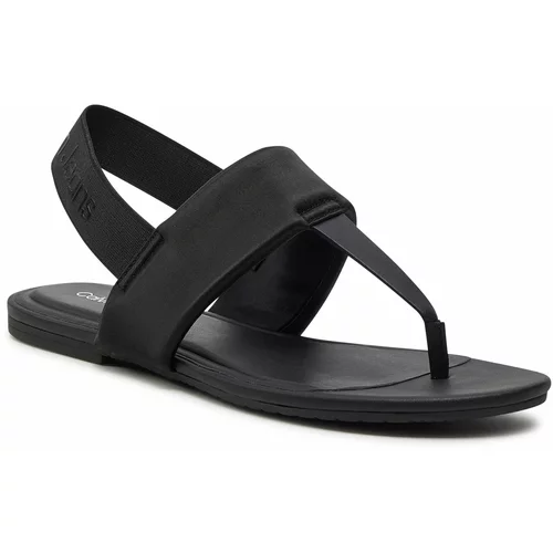 Calvin Klein Jeans Sandali Flat Sandal Toepost Dc YW0YW01344 Black BEH