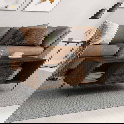  Stolić za kavu smeđa boja hrasta 90x50x36 5cm konstruirano drvo Cijene