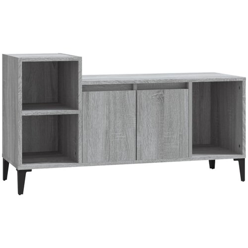 Maison Chic TV omarica - TV enota - Televizijska omarica siva sonoma 100x35x55 cm inženirski les, (21698647) Cene