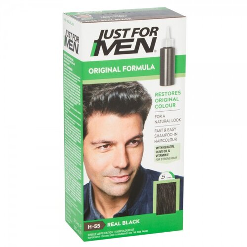 Combe Internacional Kolor &scaron;ampon za sedu kosu, Cbp Just for Man, Crna H55 Cene