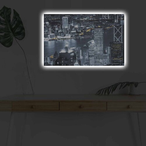 Wallity Slika sa LED osvetljenjem 4570DHDACT-122, 45x70 cm Cene