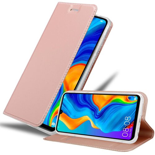 Cadorabo Ohi&scaron;je, združljivo z Huawei P30 LITE v klasična rožnata zlata - Za&scaron;čitni ovitek z magnetnim zapiranjem, stoječo funkcijo in režo za kartice, (20558881) Cene