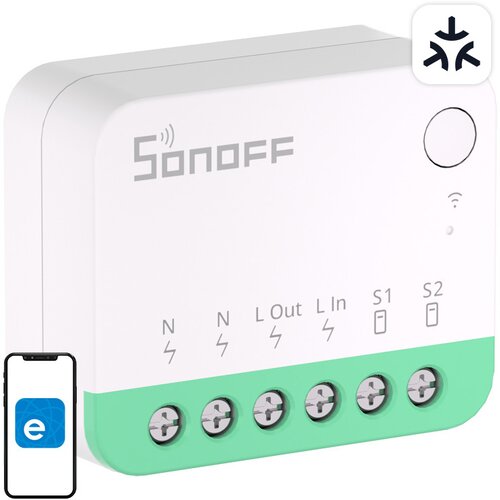 SONOFF MINIR4M STIKALO ZA PAMETNI DOM WI-FI MATTER BREZŽIČNI SISTEM, (5000261584) Slike