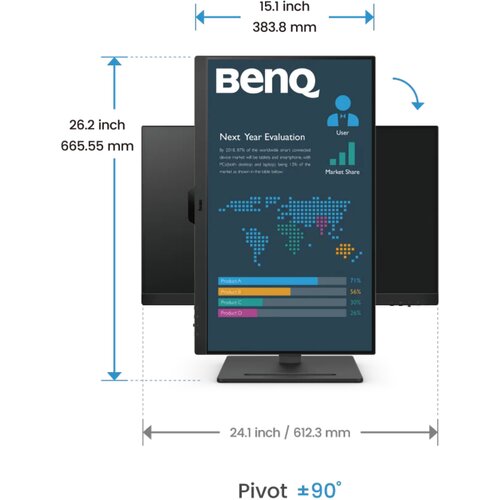 BenQ BL2790T 27&amp;quot; 1080p poslovni monitor Slike