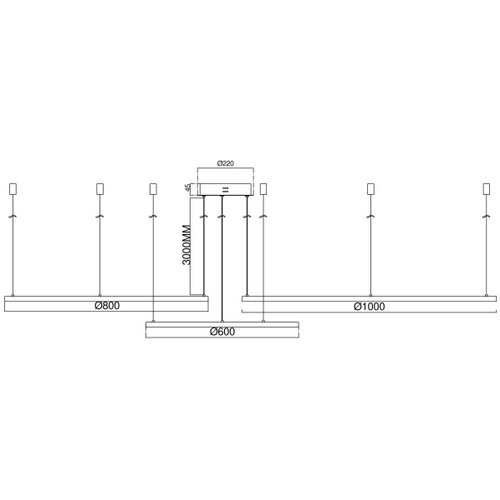  Ondaluce - LED prigu&amp;scaron;iva luster na sajli SOEL LED/28W/230V+LED/38W+LED/47W Slike