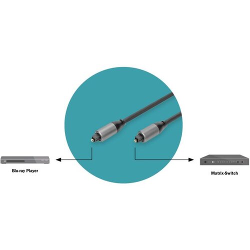 Digitus Optički audio kabl toslink 1mcrni Cene